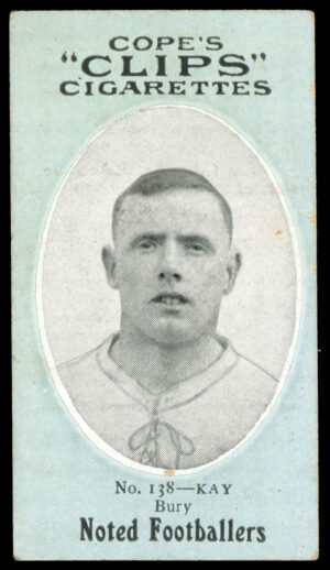 Cope - 'Noted Footballers (282)' (c1910) - Kay (Bury) Cope - 'Noted Footballers (282)' (c1910) - Kay (Bury)