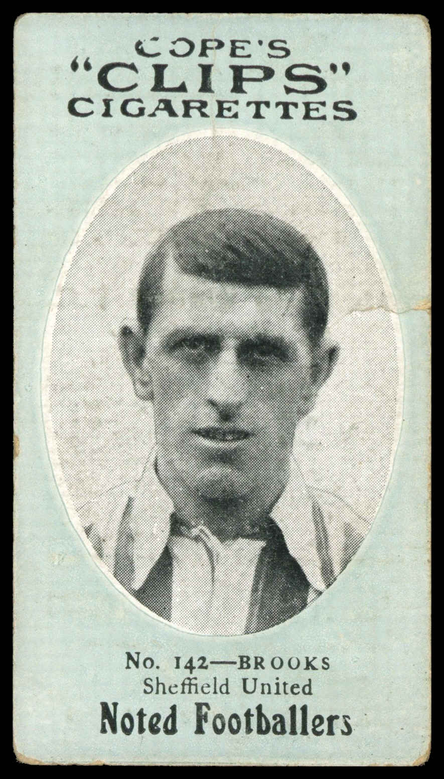 Cope - 'Noted Footballers (282)' (c1910) - Brooke (Sheffield Utd) Cope - 'Noted Footballers (282)' (c1910) - Brooke (Sheffield Utd)