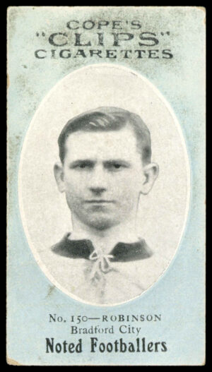 Cope - 'Noted Footballers (282)' (c1910) - Robinson (Bradford City) Cope - 'Noted Footballers (282)' (c1910) - Robinson (Bradford City)