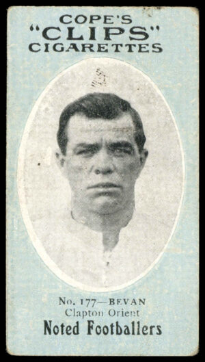 Cope - 'Noted Footballers (282)' (c1910) - Bevan (Clapton Orient) Cope - 'Noted Footballers (282)' (c1910) - Bevan (Clapton Orient)