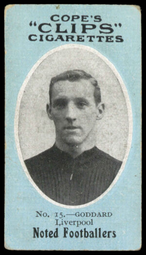 Cope - 'Noted Footballers (500)' (c1910) - Goddard (Liverpool) Cope - 'Noted Footballers (500)' (c1910) - Goddard (Liverpool)