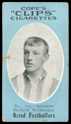 Cope - 'Noted Footballers (500)' (c1910) - Holbein (Sheffield Weds) Cope - 'Noted Footballers (500)' (c1910) - Holbein (Sheffield Weds)
