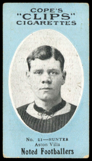 Cope - 'Noted Footballers (500)' Hunter (Aston Villa) (c1910) Cope - 'Noted Footballers (500)' Hunter (Aston Villa) (c1910)