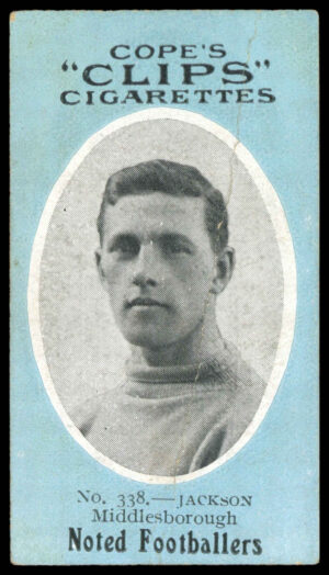 Cope - 'Noted Footballers (500)' (c1910) - Jackson (Middlesbrough) Cope - 'Noted Footballers (500)' (c1910) - Jackson (Middlesbrough)