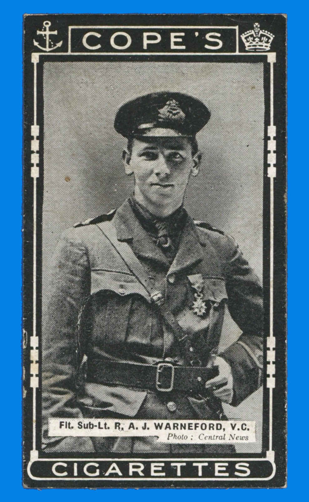 Cope - 'V.C. & D.S.O. Naval & Flying Heroes' (1916) - R.A.J. Warneford V.C. Cope - 'V.C. & D.S.O. Naval & Flying Heroes' (1916) - R.A.J. Warneford V.C.