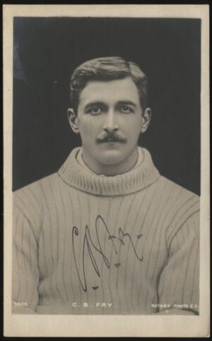 Rotary - 'C.B. Fry #3805 Signed ' (c1905) - Unused Cricket Postcard Rotary - 'C.B. Fry #3805 Signed ' (c1905) - Unused Cricket Postcard