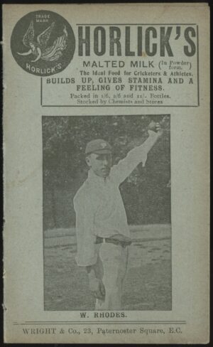 Wright & Co - 'Wilfred Rhodes Penny Card' (1907) - Horlick's