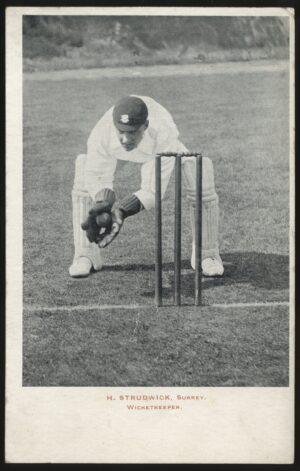 Real Photo - 'H Strudwick Surrey Cricket' (1904) - Unused Postcard
