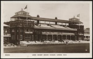 Kingsway - 'Lords Cricket Ground Pavilion S.20169' (c1948) - Unused Cricket Postcard