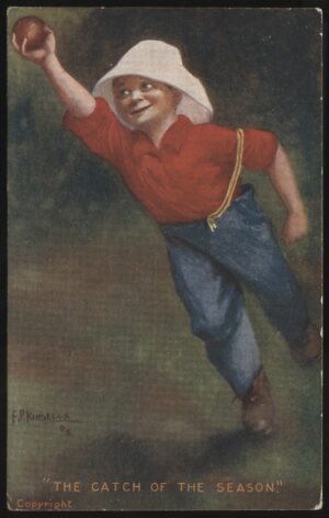 Langsdorff - 'The Catch of the Season E Kinsella' (1907) - Unused Cricket Postcard Langsdorff - 'The Catch of the Season E Kinsella' (1907) - Unused Cricket Postcard