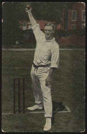 Colourised - 'J.N. Crawford Surrey' (1909) - Unused Cricket Postcard Colourised - 'J.N. Crawford Surrey' (1909) - Unused Cricket Postcard