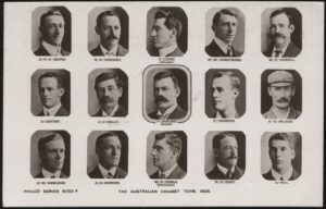 Philco - 'The Australian Cricket Team ft Darling, Noble, Trumper' (1905) - Used Cricket Postcard