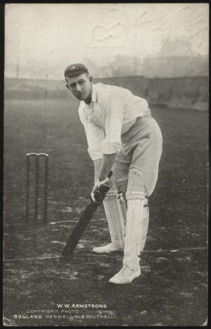 Bolland - 'Warrick Armstrong Australia' (c1905) - Used Cricket Postcard
