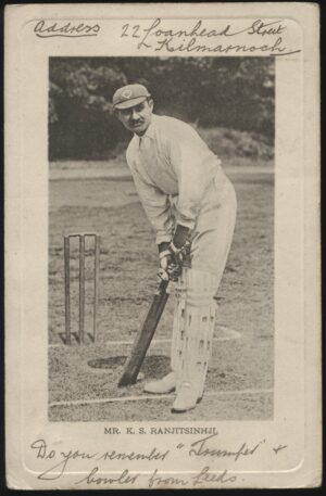 Wrench - 'Mr K.S. Ranjitsinhji Sussex & England' (1906) - Used Cricket Postcard