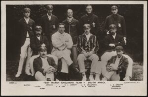 Rotary - 'Engalnd Cricket Test Team v South Africa ft C B Fry' (1907) - Unused Postcard