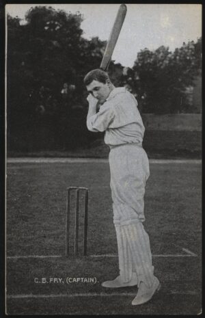 G. D&D - 'C B Fry (Captain) Sussex' (c1900's) - Unused Cricket Postcard