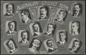 F Hartmann - 'Australian Cricket Team' (1905) - Unused Postcard