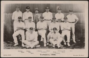Davidson Bros - 'Yorkshire Cricket Team' (1908) - Unused Postcard