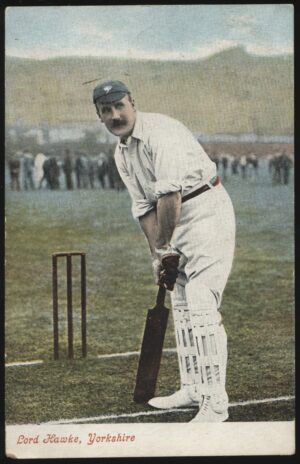 Valentines - 'Lord Hawke Yorkshire (Colour)' (1905) - Used Cricket Postcard