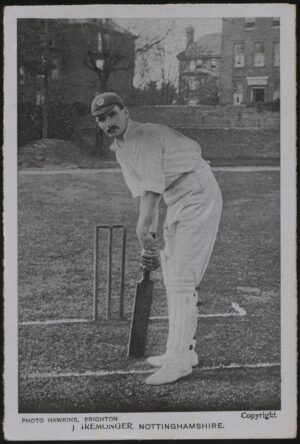 G. D&D - 'J. Iremonger Nottinghamshire' () - Unused Cricket Postcard