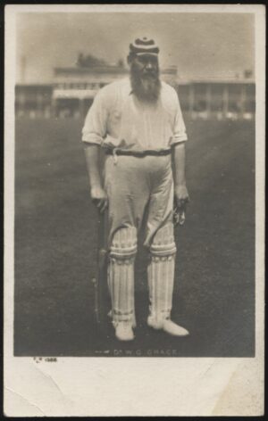 Hartmann - 'Dr W.G Grace Ealry Speia Photo' (c1900's) - Unused Cricket Postcard