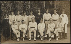 Real Photo - 'Silcoates School Cricket Team' (1918) - Unused Postcard