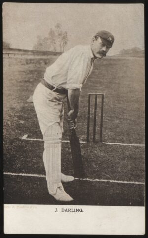 E Hawkins & Co - 'J Darling Australian Cricket Captain' (c1906) - Unused Postcard