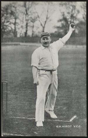 Real Photo - 'G H Hirst (YCC)' (c1900) - Unused Cricket Postcard