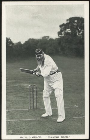 Tuck's - 'W.G. Grace "Playing Back"' (c1906) - Unused Postcard