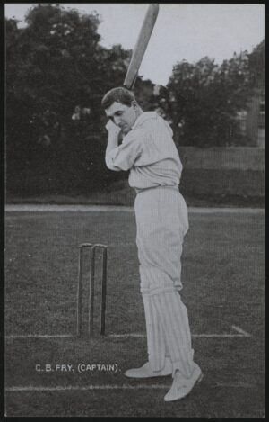 G. D&D - 'C.B. Fry (Captain) Sussex' (c1900's) - Unused Cricket Postcard