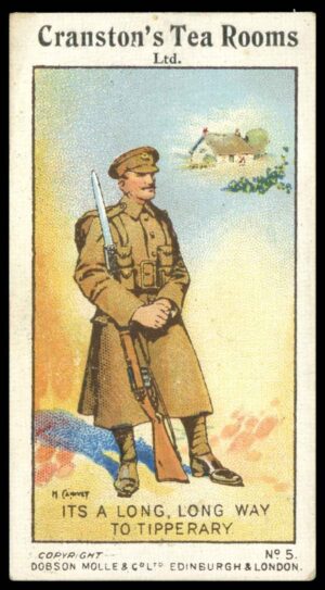 Cranstons Tea Rooms - 'European War Series' (1917) - It's A Long Long Way to Tipperary