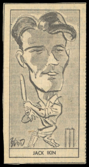 Daily Express - 'Cricketers' (1946) - Jack Ikin (Lancs)