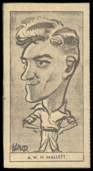 Daily Express - 'Cricketers' (1946) - A.W.H. Hallett (Kent)
