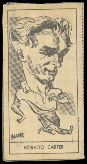 Daily Express - 'Famous Footballers' (1947) - Horatio Carter (Derby County)