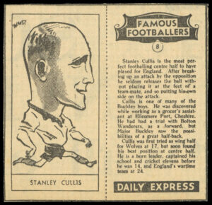 Daily Express - 'Famous Footballers' (1947) - Stanley Cullis (Wolves)