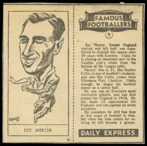 Daily Express - 'Famous Footballers' (1947) - Joe Mercer (Arsenal)