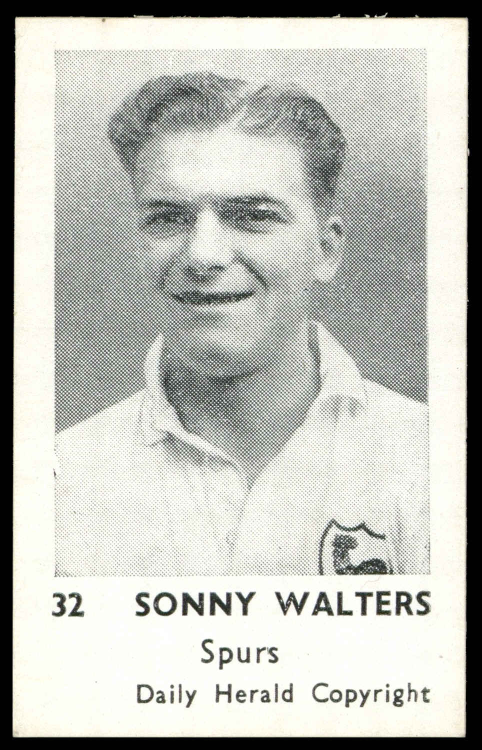 Daily Herald - 'Footballers (Copyright)' (1951) - Sonny Walters (Spurs) Daily Herald - 'Footballers (Copyright)' (1951) - Sonny Walters (Spurs)