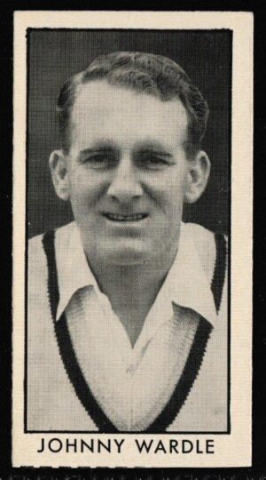 Thomson (D.C.) - 'County Cricketers' (1957) - Card #13 (Adventure) - Johnny Wardle (Yorkshire) Thomson (D.C.) - 'County Cricketers' (1957) - Card #13 (Adventure) - Johnny Wardle (Yorkshire)