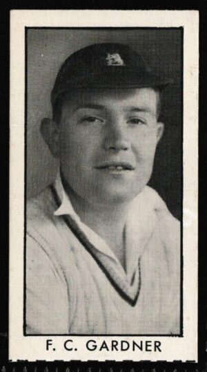 Thomson (D.C.) - 'County Cricketers' (1957) - Card #7 (Hotspur) - F.C. Gardner (Warwickshire)