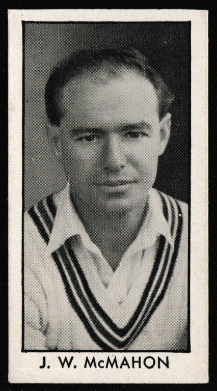 Thomson (D.C.) - 'County Cricketers' (1957) - Card #16 (Rover) - J.W. McMahon (Somerset) Thomson (D.C.) - 'County Cricketers' (1957) - Card #16 (Rover) - J.W. McMahon (Somerset)