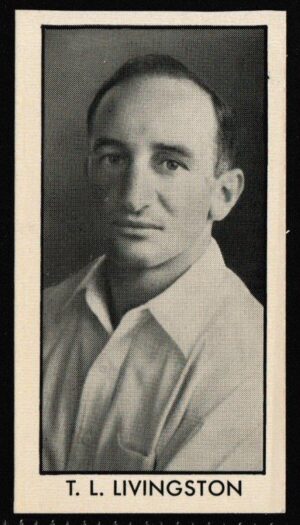 Thomson (D.C.) - 'County Cricketers' (1957) - Card #2 (Rover) - T.L. Livingstone (Northamptonshire)
