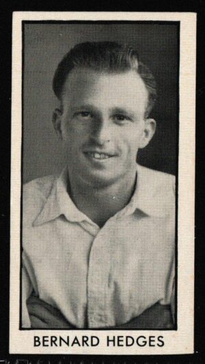 Thomson (D.C.) - 'County Cricketers' (1957) - Card #7 (Rover) - Bernard Hedges (Glamorgan)