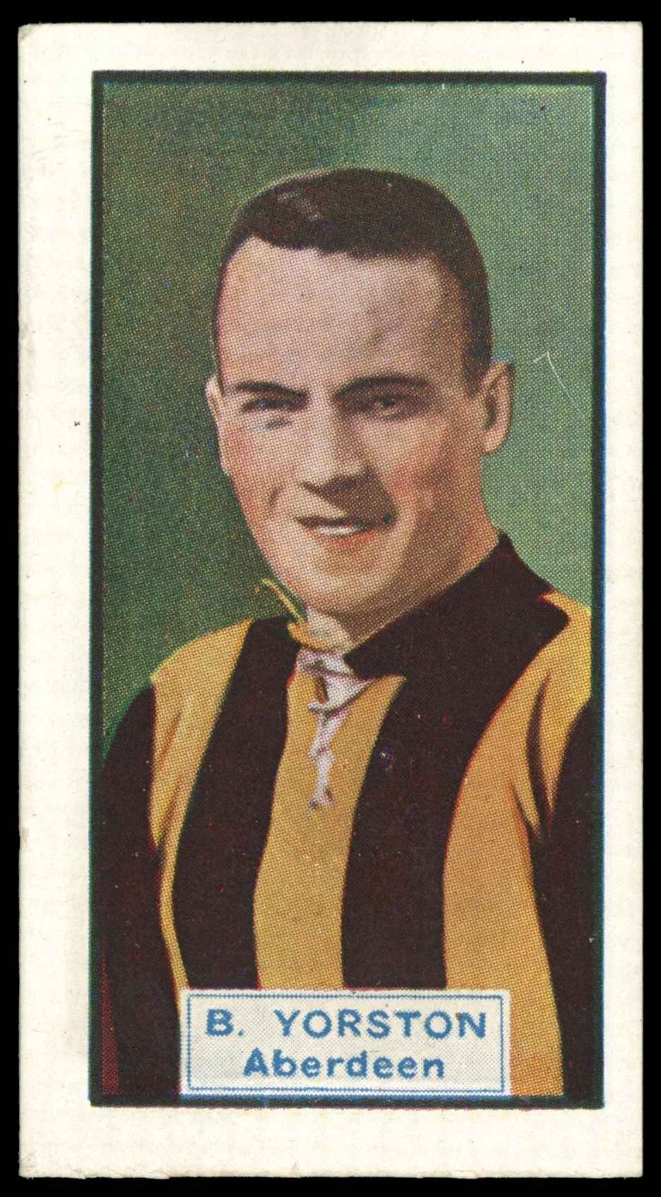 Thomson (D.C.) - 'Footballers & Motor Cars' (c1930) - B. Yorston (Aberdeen) & Singer Six Thomson (D.C.) - 'Footballers & Motor Cars' (c1930) - B. Yorston (Aberdeen) & Singer Six