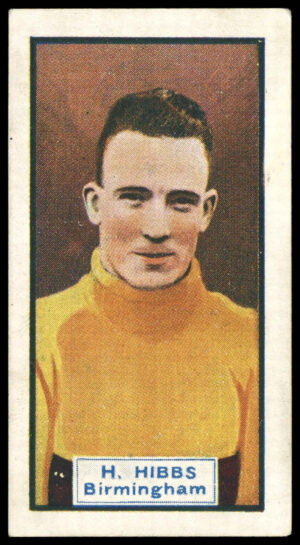 Thomson (D.C.) - 'Footballers & Motor Cars' (c1930) - H. Hibbs (Birmingham) & Isotta Franschini