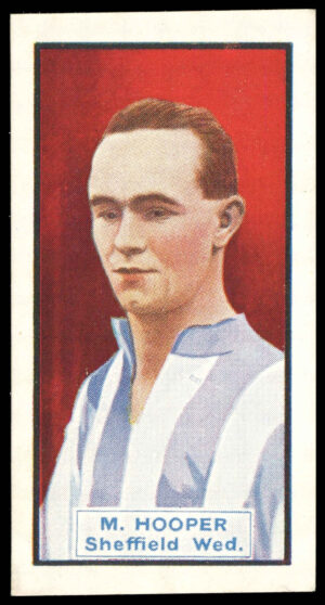 Thomson (D.C.) - 'Footballers & Motor Cars' (c1930) - M. Hooper (Sheffield Weds) & Lancia