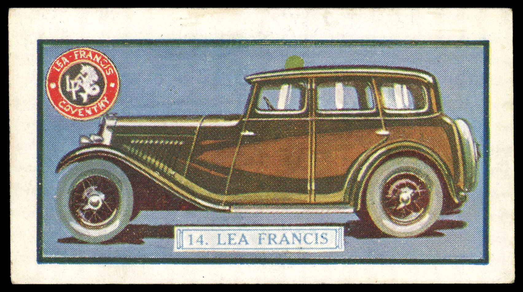 Thomson (D.C.) - 'Footballers & Motor Cars' (c1930) - J. Connor (Sunderland) & Lea Francis Thomson (D.C.) - 'Footballers & Motor Cars' (c1930) - J. Connor (Sunderland) & Lea Francis