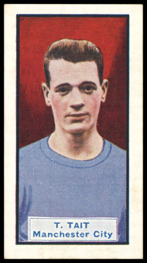 Thomson (D.C.) - 'Footballers & Motor Cars' (c1930) - M. Tait (Man City) & Morris Isis Six Thomson (D.C.) - 'Footballers & Motor Cars' (c1930) - M. Tait (Man City) & Morris Isis Six