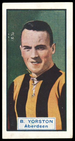 Thomson (D.C.) - 'Footballers & Motor Cars' (c1930) - B. Yorston (Aberdeen) & Singer Six Thomson (D.C.) - 'Footballers & Motor Cars' (c1930) - B. Yorston (Aberdeen) & Singer Six