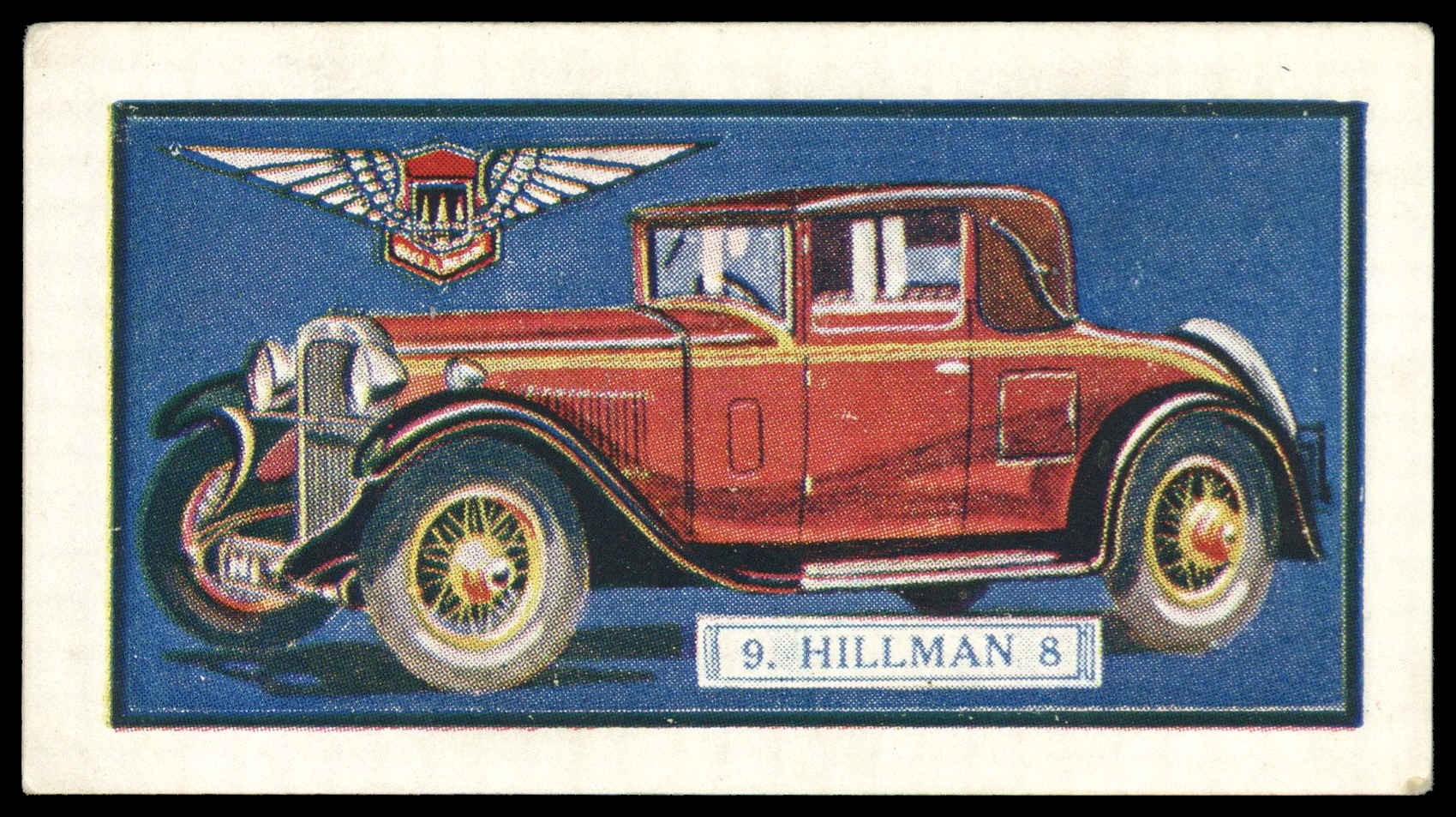 Thomson (D.C.) - 'Footballers & Motor Cars' (c1930) - A. Cunliffe (Blackburn) & Hillman 8 Thomson (D.C.) - 'Footballers & Motor Cars' (c1930) - A. Cunliffe (Blackburn) & Hillman 8
