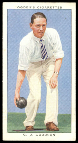 Ogden's - 'Champions of 1936' (1936) - G.D. Goodson (Bowls)